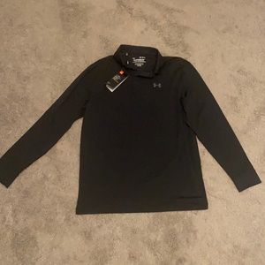 Black Long Sleeve Under Armour The Performance Polo Size Men’s Medium